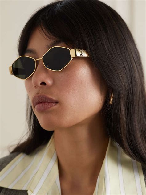 off saks celine sunglasses|celine gold and black sunglasses.